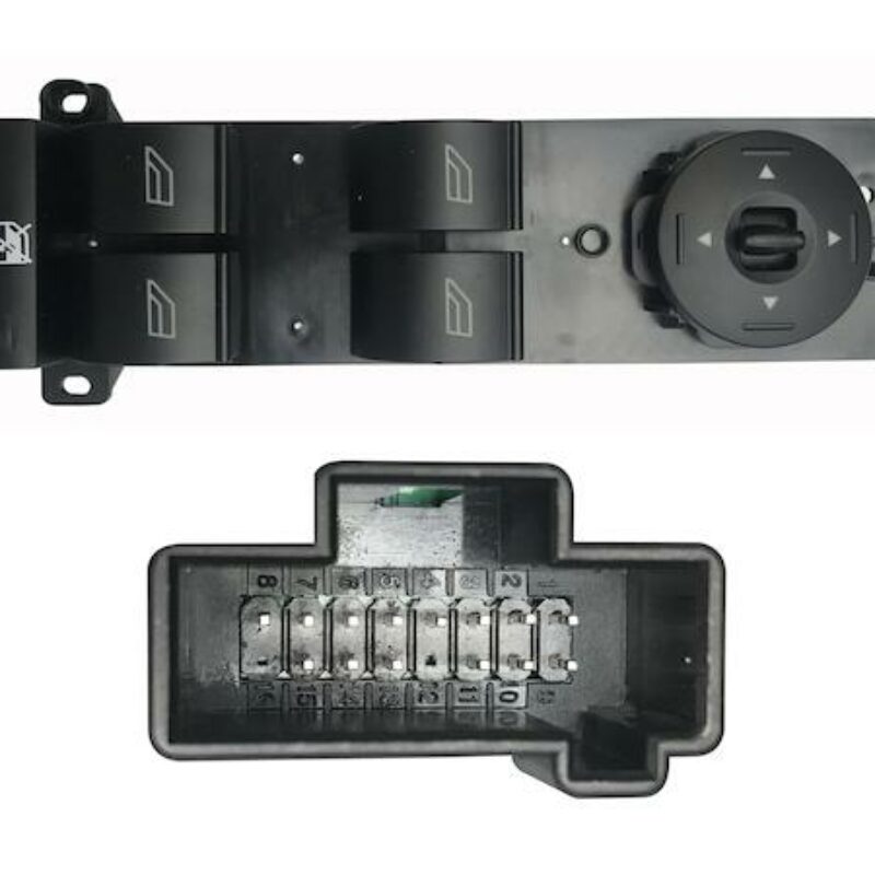 Mando Puerta Delantero Izquierdo + Espejo (4 Bot) 14pin Ford Focus/c-max 04- Ref 106.103692