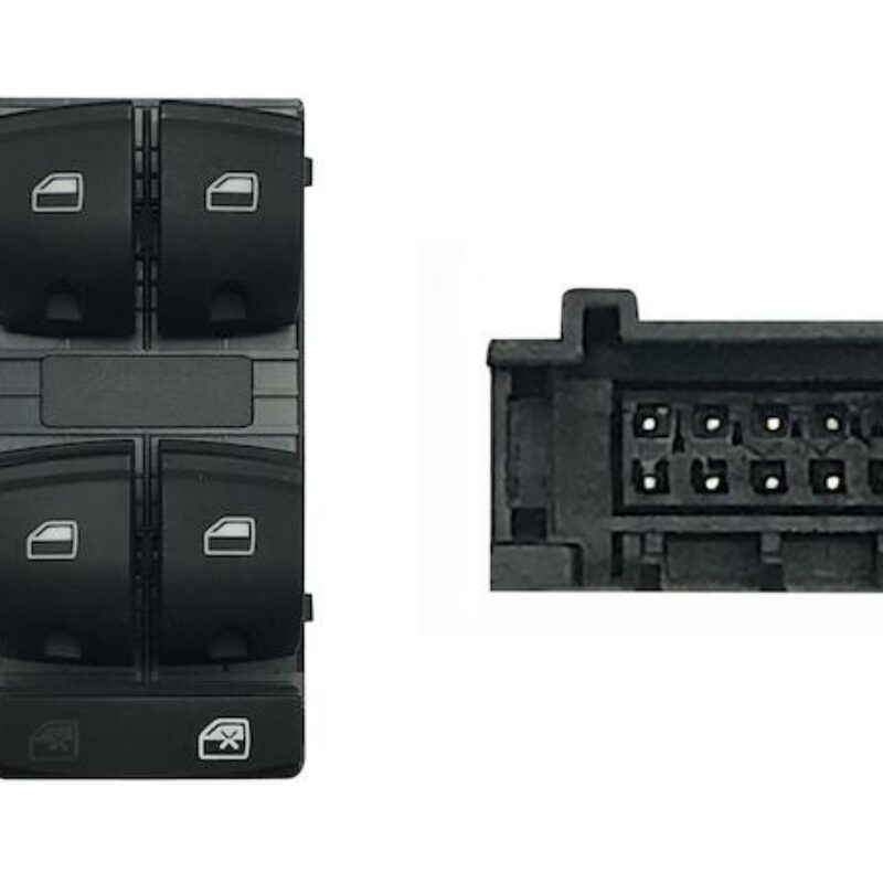 Mando Puerta Delantero Izquierdo (negro/blanco) (4 Bot) 10pin Audi A3/a6/q7 03- Ref 106.021392
